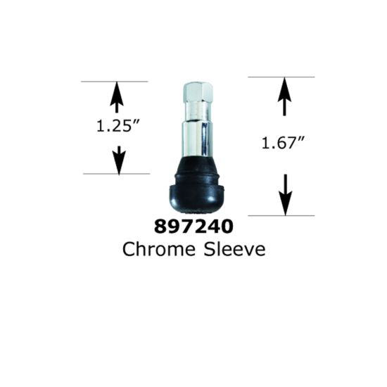 REVOLUTION VALVE STEM  RUBBER  0.453 BG OF 100 - 897240