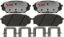 R/M BRAKES BRAKE PAD SET - EHT1301H