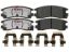 R/M BRAKES BRAKE PAD SET - EHT714H