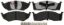 R/M BRAKES BRAKE PAD SET - EHT730AH