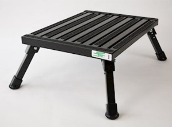 SAFETY STEP LG. FOLDING STEP  BLACK - F08CBLK