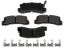 R/M BRAKES BRAKE PAD SET - MGD325CH