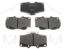 R/M BRAKES BRAKE PAD SET - MGD436ACH