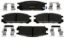 R/M BRAKES BRAKE PAD SET - MGD471CH
