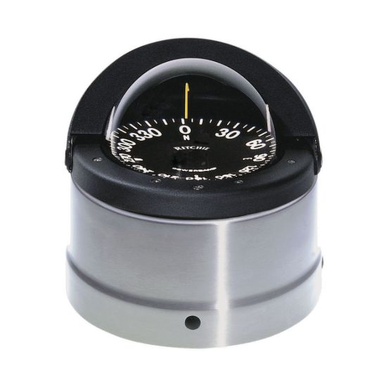 RITCHIE NAVI COMPASS BINNACLE MNT 4.5'DIAL SILV - DNP200