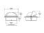 RITCHIE NAVI COMPASS  FLUSH MNT  3' COMBI  WHITE - F83W