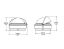 RITCHIE NAVI COMPASS SURFACE MNT 3'DIAL BLACK - S87