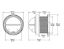 RITCHIE NAVI COMPASS  DASH MNT  2.75' DIAL  BLK. - V572