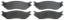 R/M BRAKES DISC BRAKE PAD - SGD1045M