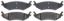 R/M BRAKES DISC BRAKE PAD SET - SGD1046M