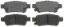 R/M BRAKES DISC BRAKE PAD - SGD1088C