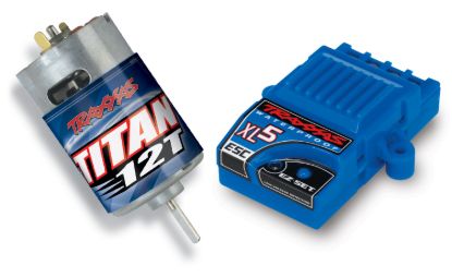 TRAXXAS 12T TITAN MOTOR RUSTLER/S - 3785