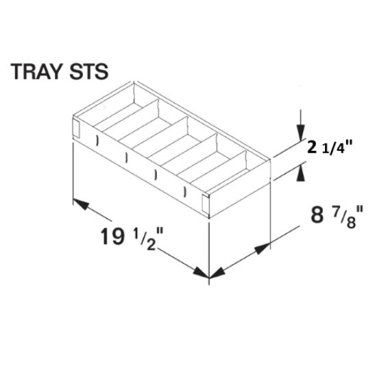 RKI TRAY FOR S AND STS TRUCK BOXES - TRAYSTS