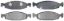 R/M BRAKES DISC BRAKE PADS - SGD790M