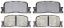 R/M BRAKES DISC BRAKE PAD SET - SGD885C