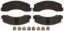 R/M BRAKES BRAKE PAD SET - SP2087TRH