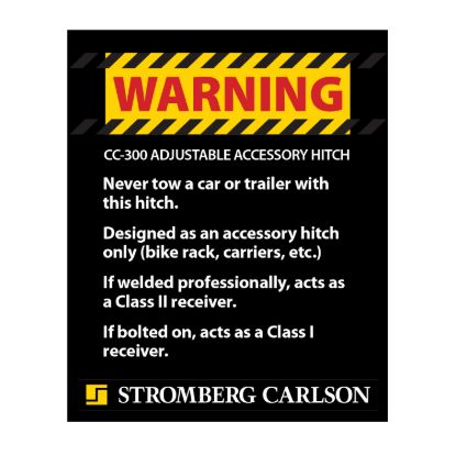 STROMBER FRAME MOUNT ACCESSORY HITCH - CC300