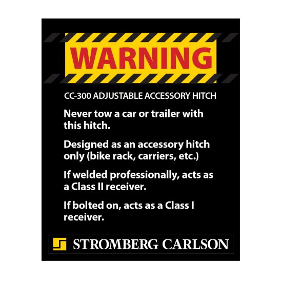 STROMBER FRAME MOUNT ACCESSORY HITCH - CC300