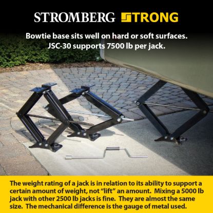 STROMBER 30' SCISSOR JACK ONLY - JSC30IND