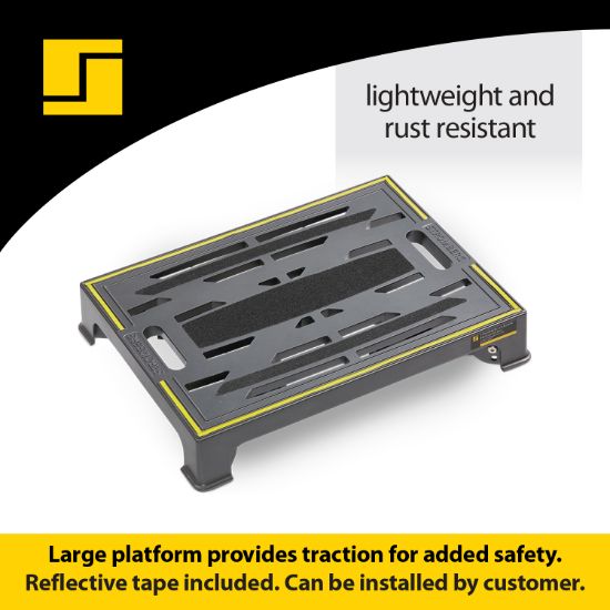 STROMBER ADJUSTABLE ALUM. PLATFORM STEP - PA275