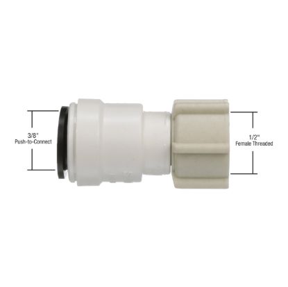 AQUALOCK ADAPTER 3/8 CTS X 1/2FIP - 0959790