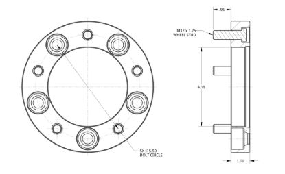 SPIDERTRAX SUZUKI WHEEL SPACER PAIR - WHS001