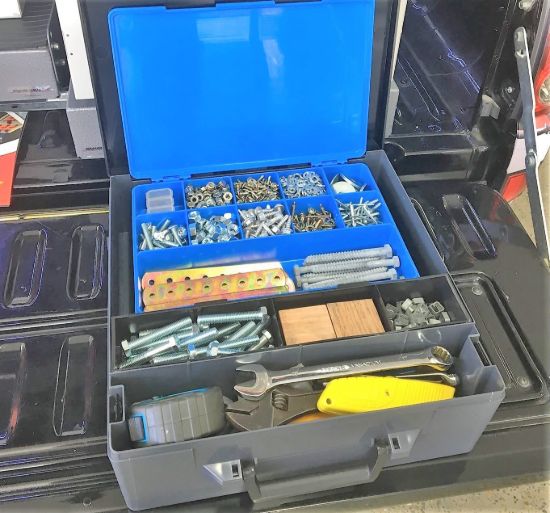 ROLACASE PLASTIC PARTS ORGANIZER CARRY CASE - RC003QK