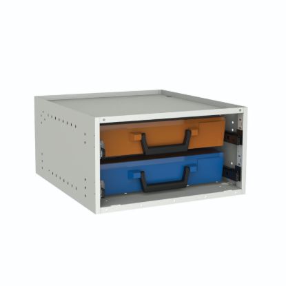 ROLACASE 2 DRAWER PARTS ORG CABINET KIT - RCSK1C