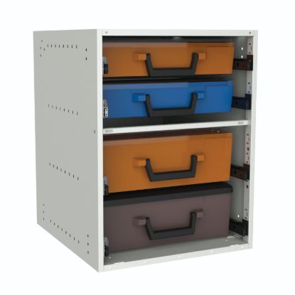 ROLACASE 4 DRAWER PARTS ORG CABINET KIT - RCSK5C