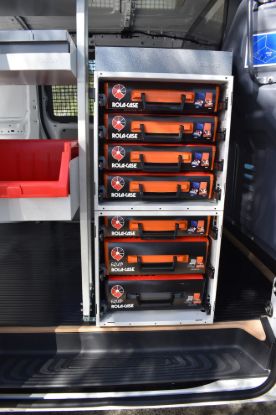 ROLACASE 3 DRAWER PARTS ORG CABINET KIT - RCSK7C