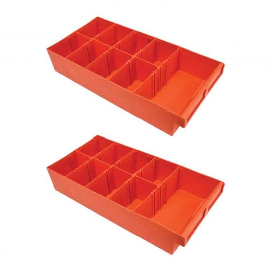 ROLACASE SET OF TWO EXTRA LARGE ORANGE PLAST - RP4282