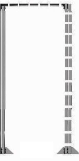 ROLACASE SHELVING EXT FRAME 8-SERIES LOW - RSEFRHD801