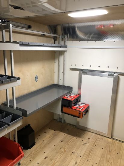 ROLACASE VAN SHELVING 12 SERIES WORK BENCH - RSWB120
