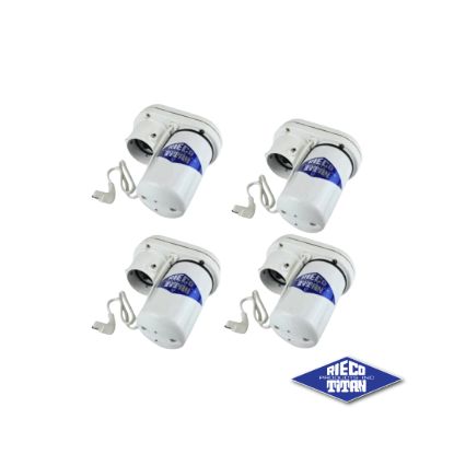 RIECO-TITAN POWERHEAD ASSEMBLY  SET 4  WHITE - 56111