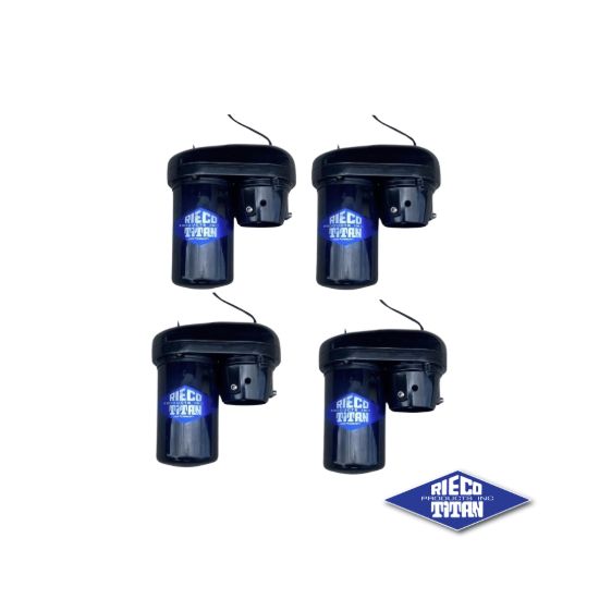 RIECO-TITAN POWERHEAD ASSEMBLY  SET 4  BLACK - 56112