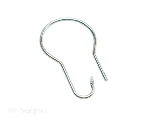 RV DESIGNER 12PK METAL SHOWER CURTAIN - A403