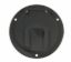 RV DESIGNER LOW PROFILE CABLE HATCH  ROUND  BLA - B133