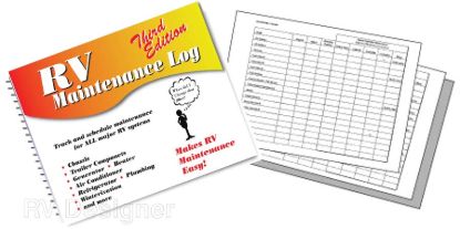 RV DESIGNER RV MAINTENANCE LOG - B345