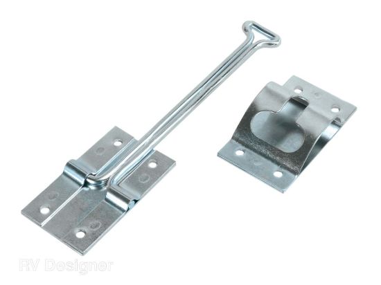 RV DESIGNER 6' ENTRY DOOR HOLDER ZINC - E218