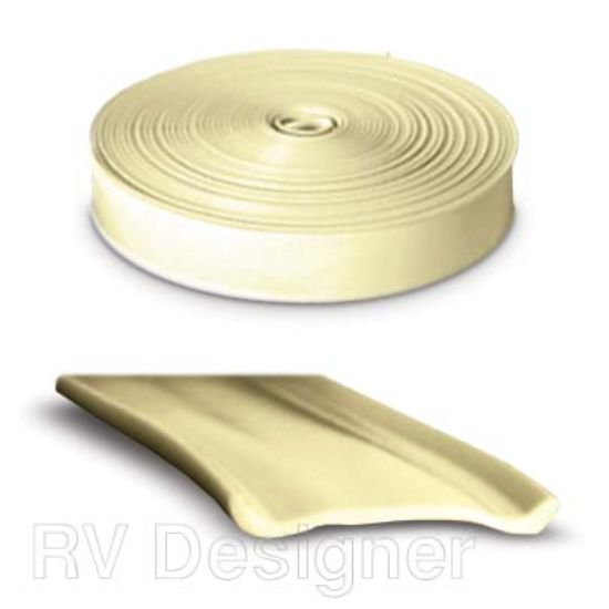 RV DESIGNER 1'X 25' VINYL INSERT TRIM - E325