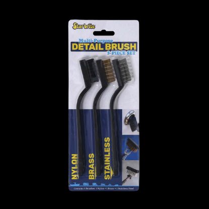 STAR BRITE DETAIL BRUSH 3PC SET - 040073