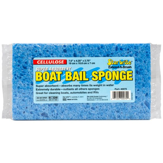 STAR BRITE CELLULOSE BIG BOAT BAIL SPONGE 7X3 - 040075