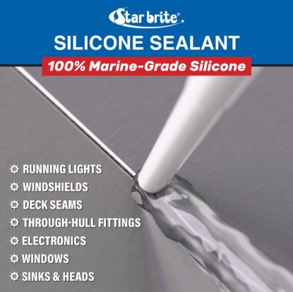 STAR BRITE SILICONE SEALANT 10.3OZ CLR - CA - 082122