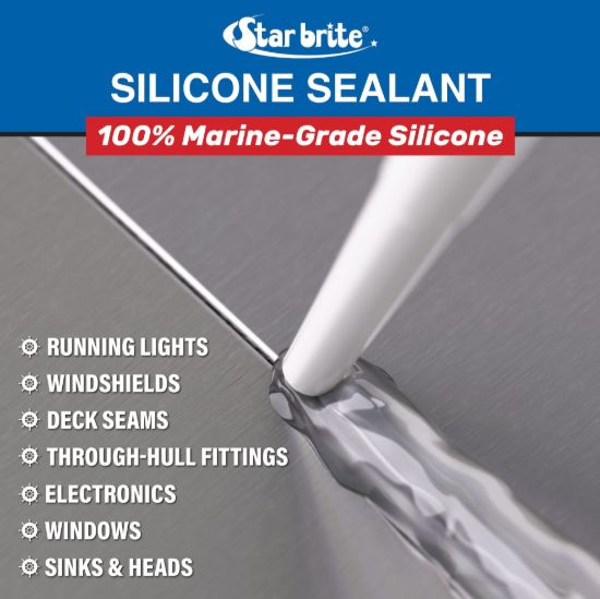 STAR BRITE SILICONE SEALANT 10.3OZ CLR - CA - 082122