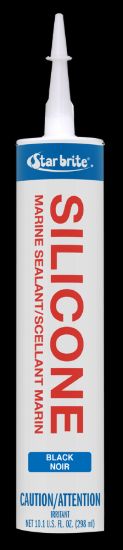 STAR BRITE SILICONE SEALANT 10.3OZ BLK - CA - 082123