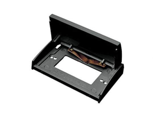 RV DESIGNER BLACK WEATHERPROOF GFCI OUTLET COVE - E466
