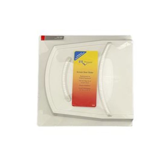 RV DESIGNER SCREEN DOOR SLIDER - WHITE - E600
