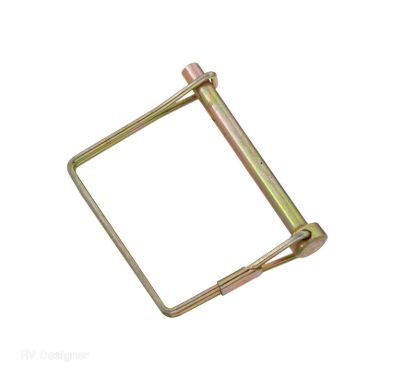 RV DESIGNER SAFETY LOCK PIN   1/4' X  2' - H429