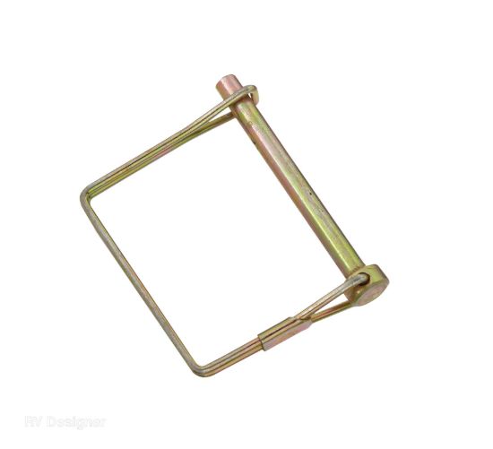 RV DESIGNER SAFETY LOCK PIN   1/4' X  2' - H429