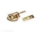 RV DESIGNER 3 1/2' BUNK LATCH BRASS - H509
